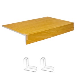 Pantry Rack Covers, 1Pc Wire Shelf Cover, Wood Pattern Shelf Covers for Wire Shelving, Decoration Supplies