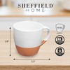 Sheffield Home - Set of 4, Large Stoneware 16oz Coffee