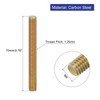 sourcing map 10 Pcs Fully Threaded Rod, M8-1.25x70mm Carbon Steel