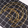 WANGCL 8 Pcs DIY Macrame Metal Floral Wreath Crafts Hoops