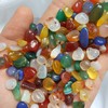 100G Mixed Agate Tumbled Stones - Decorative Gravel Crystals Bulk