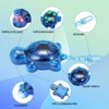 3PCS Set Brighter Cute Turtle Animal Keychain Flashlight, 7 Modes