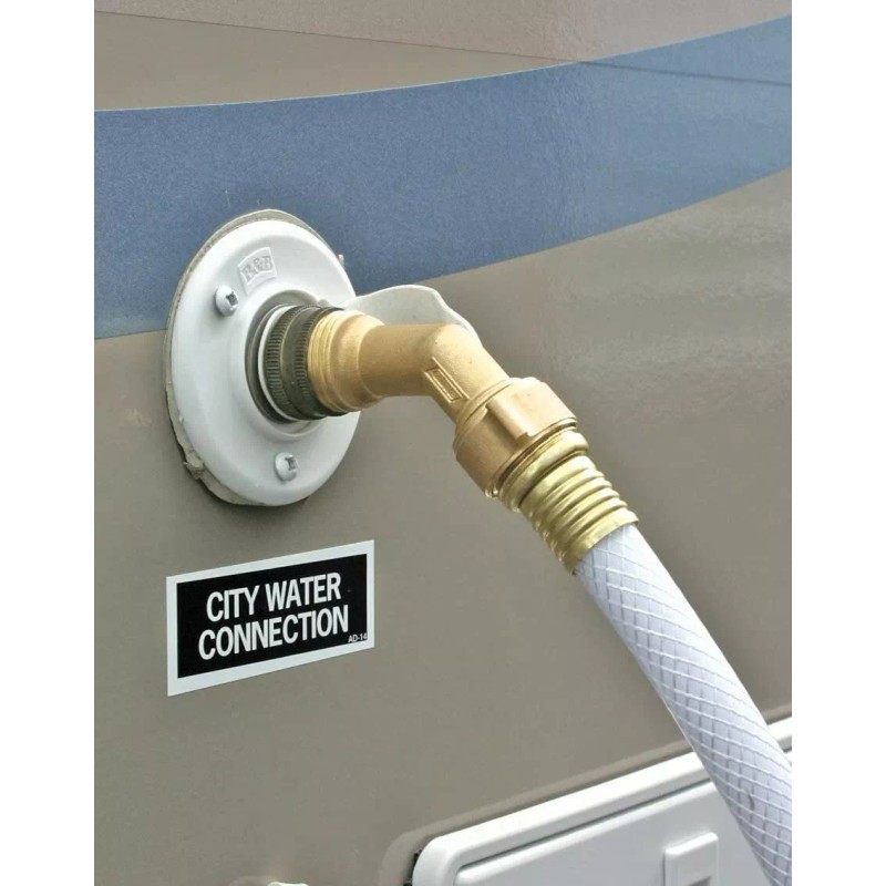 Camco 22605 TastePURE 45 Degree Elbow RV Water Hose Saver