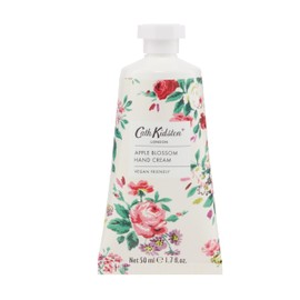 Cath Kidston Hand Cream 50ml, Shea Butter, Vitamin E, Moisturiser For Dry Skin, Apple Blossom Fragrance, Pocket and Travel Size, Vegan and Cruelty Friendly, Beauty Gift For Her