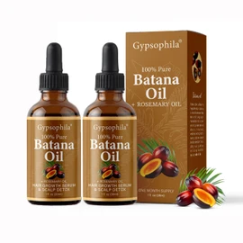 Batana Oil for Hair Growth -100% Pure Natural Hair Growth Oil, Nourishes The Scalp, Eliminates Split Ends, Reduce Hair Loss & Detox Your Scalp (2 Pack) for All Hair Types