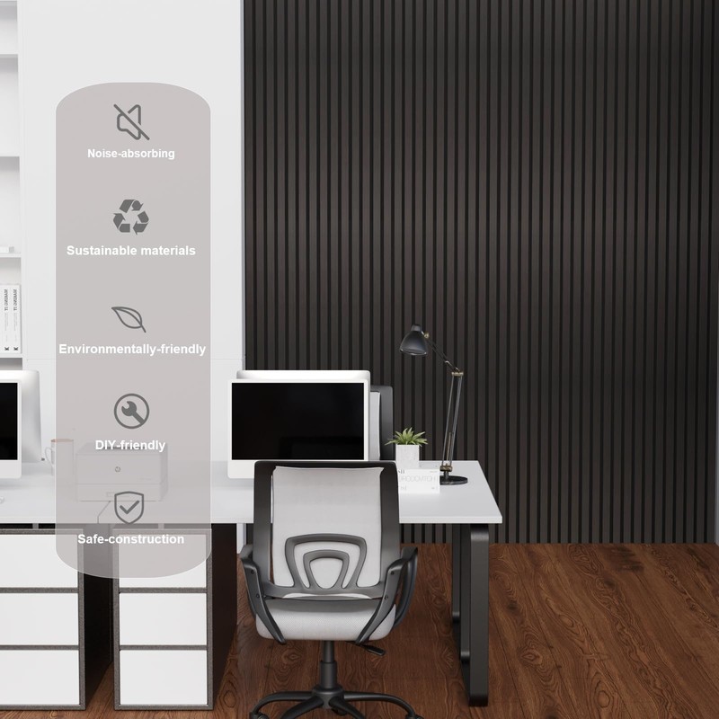 Oxdigi Wood Slat Wall Panel 23.6" X 47.2" - 4