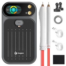 Spot Welder, 99 Gears Adjustable Farad Capacitor Battery Spot Welder With Color Display,Dual Farad Portable Spot Welder, Spot Welding 0.1MM-0.4MM for Stainless Steel/Nickel Strip /18650 Battery Pack