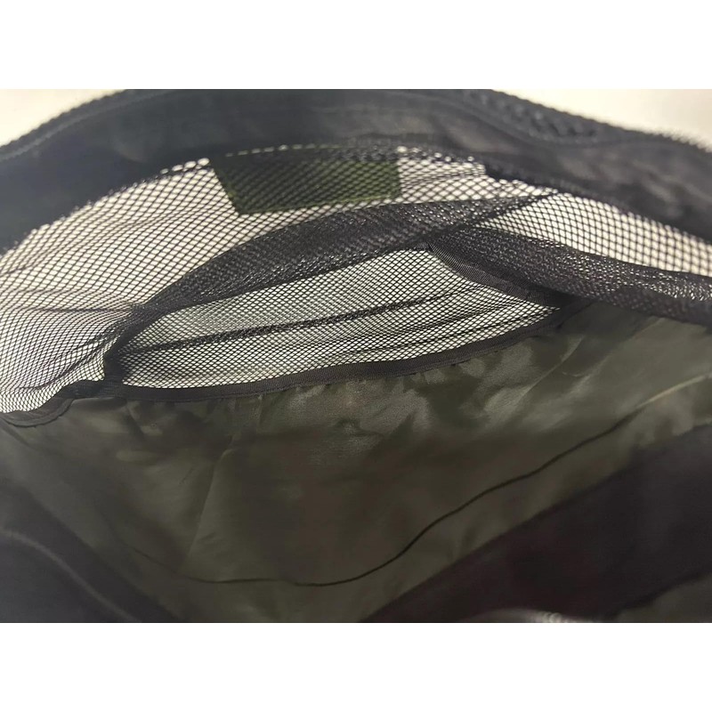 TMC Boilie Caddy Bait Bag, Black Mesh, Adjustable Strap, Carp