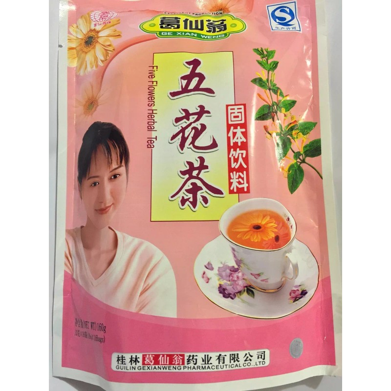 GE XIAN WENG Five Flower Tea Infusion - Wu Hua