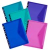 Snopake A4 Electra Polyfile RingBinder Popper Wallet – Electra Assorted