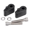 YDLMT Black Passenger Floorboard Extension Spacer Kit W/Bolts Compatible With