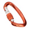 Mountaineering D Locking Carabiner Clips Alloy Heavy Duty Carabiner for
