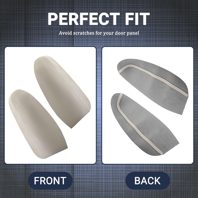 AICARS Car Front Door Panel Armrest Cover Compatible with Acura
