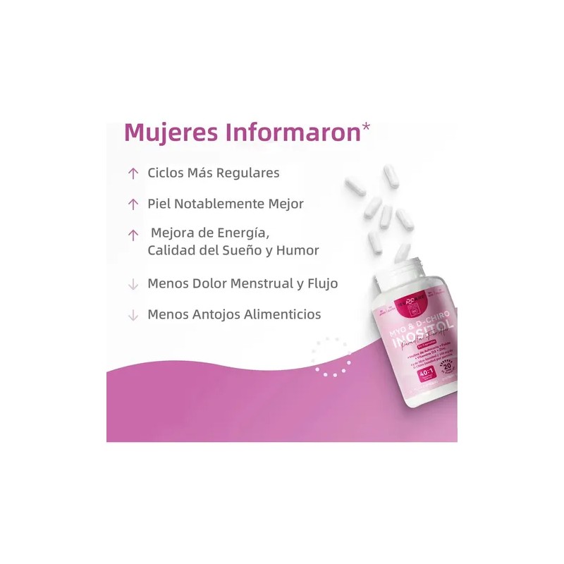 Myo Chiro Inositol Capsulas 120caps Sabor