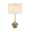 D15x29 Table Lamp with Glass Drum Shade Assembly RequiredColor: as