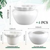 Sunnychicc 4 Set 6 Inches African Violet Pots Self Watering