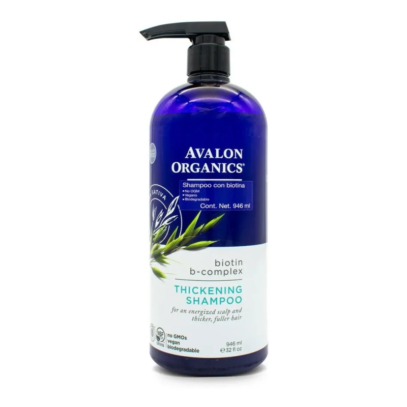 Avalon Organics Shampoo Con Biotina 946ml