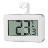 AiQInu Mini Thermometer Fridge Digital, Magnetic Fridge Thermometer with Hook,