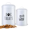 Dog Treat Container Airtight, Dog Treat Jar Set of 2