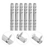 Binder Metal Fittings, 6 Holes, Binder Ring, Screws Included, For