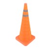 Collapsible Traffic Safety Cone with 2 Reflective Collar Multi Purpose
