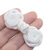 LUORNG 10 Pairs Ancient Style Handmade Nylon Rose Buttons Ethnic