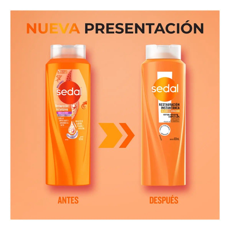 Acondicionador Sedal Restauración Instantánea 650ml