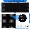 Hicarer 90 Pcs Pegboard Kit Include 6 Pcs 12 x