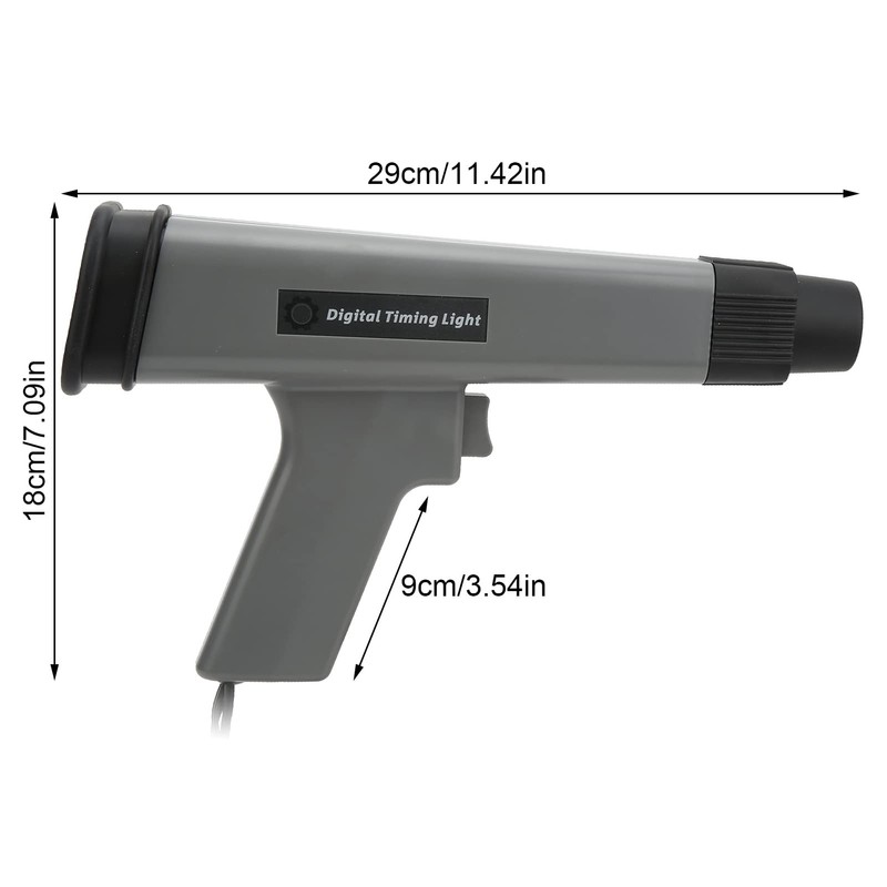 Digital Engine Timing Light, Inductive Strobe Timing Light, 12V Ignition