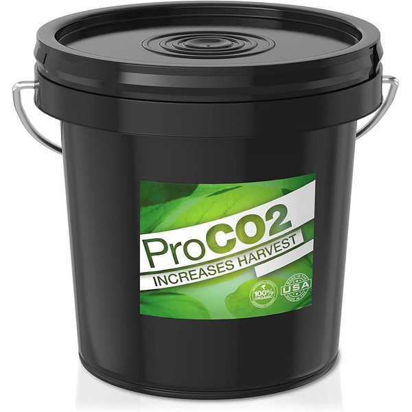 ProCO2 XL Bucket - CO2 Generator - Ready to Use - Carbon Dioxide Boost for Indoor Grow Rooms and Tents - from Sprouting to Vegitative Growth Thru Flowering - One XL Bucket Covers up to an 3’x3’ Tent