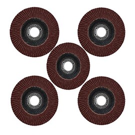 60 Grit Flap Discs Sanding Grinding Rust Removing For 4-1/2" Angle Grinders 5pc
