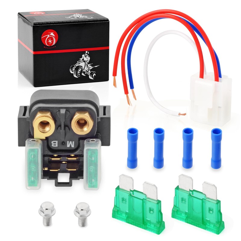 Starter Solenoid Relay M-B & Plug For Yamaha Road Stars