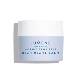 LUMENE Nordic Sensitive Herkka Night Cream for Sensitive Skin, Vegan & Fragrance-Free Night Balm, 50 ml