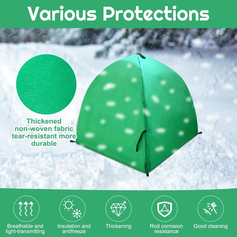 CIEOVO 2 Pack Winter Plant Covers Freeze Protection Shrub Covers