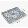 AGIOTA Boho Coffee Table Trays Serving Tray with Handles Large