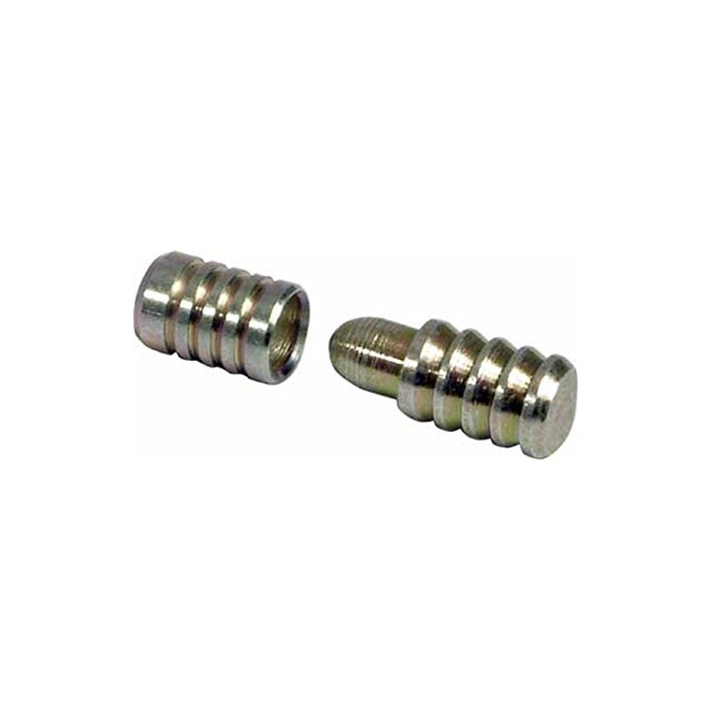 Model Rail Chromatized Steel Baseboard Alignment Dowels for Ø 8