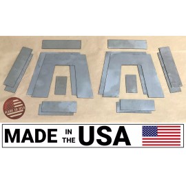 StreetRays [Originals] [SR] Air Ride Slammed Truck Under Bed Frame 8" Tall Step C Notch Kit 2.5" Wide