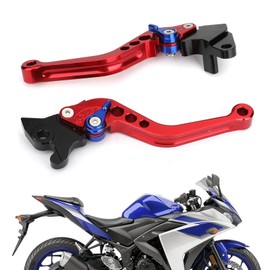 Artudatech Left + Right Brake Clutch Lever for Yamaha YAMAHA YZF-R15 2008-2014 Motorcycle Red