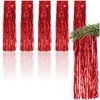 com-four® Tinsel for Christmas, tinsel garland, straight, Christmas decorations for