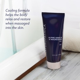 Naturopathica Naturopathica Alpine Arnica & Magnesium Gel, Cooling Massage Gel with Menthol for Sore Muscle Relief and Relaxation, 2.5 fl oz