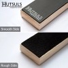 Hutsuls Leather Strop for Knife Sharpening 3"x9" Double Sided Paddle