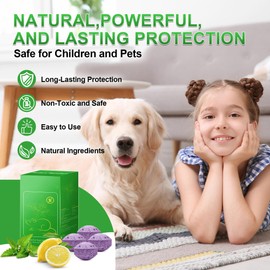 Rodent Mice Repellent - 36Pcs Peppermint Oil Mouse Repellent Balls for Rats Mice Deterrent, Keep Rodents Out of Car House Indoor Outdoor, Mice Rat Repellent Humans & Pets Safe, Rat Spider Control