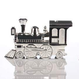 The Gift Experience Silver Plated Train Money Box | Engraved with Any Message