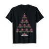 Porcupine Christmas Tree Pajama Men Women Kids Ugly Xmas T-Shirt