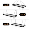 J JACKCUBE DESIGN Ceiling Pot Rack, 33 Inches Wall Hanging
