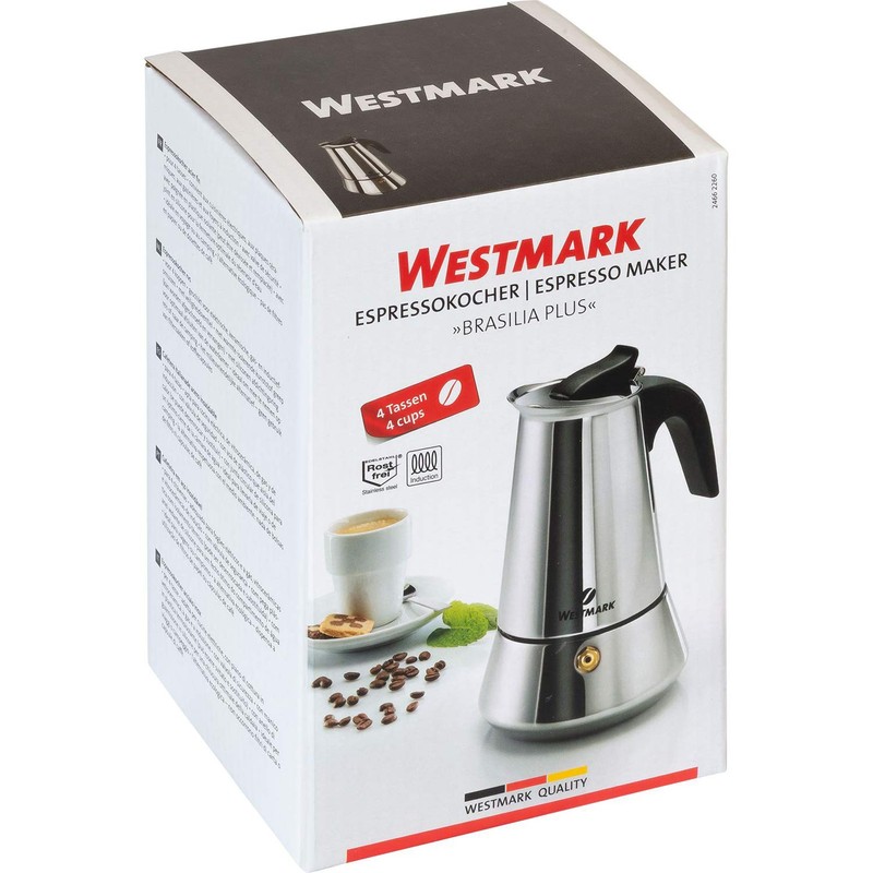 Westmark Brasilia Plus 24662260 Espresso Maker for 4 Cups Espresso