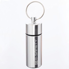 B-Safety SILENTO Aluminum Storage Box Keychain 1 Pair Ear Plugs - 1 Piece