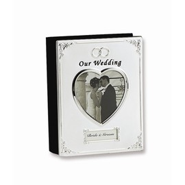 Jewels By Lux Silver-Plated Our Wedding (Holds 40-4x6 Photos) Photo Album