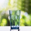 JGIRL Unbreakable Plastic Drinking Glasses,Set of 6,16 Ounces (Blue) |