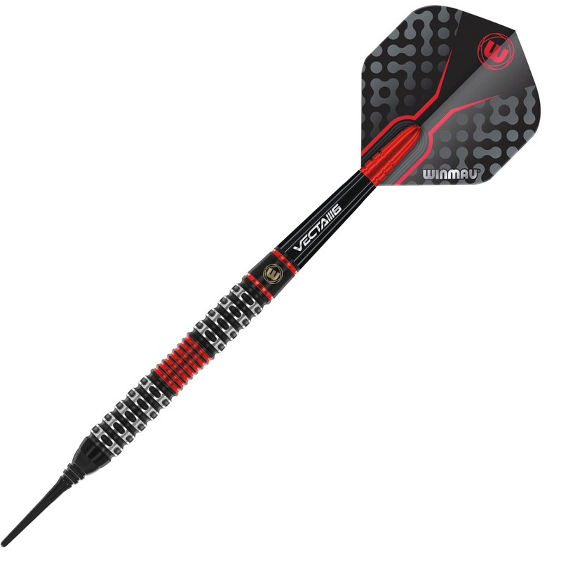 WINMAU Joe Cullen 22 g Professional Softip Tungsten Darts with